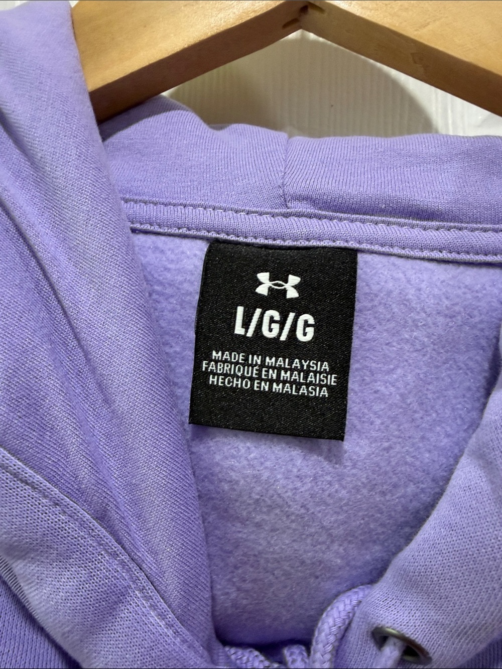 Under Armour Large Lavender Hoodie-NWT - Picture 2 of 6